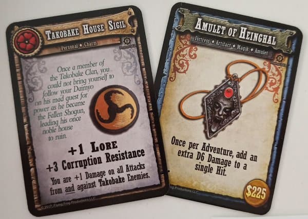 Shadows of Brimstone: Temple of Shadows Promo Cards