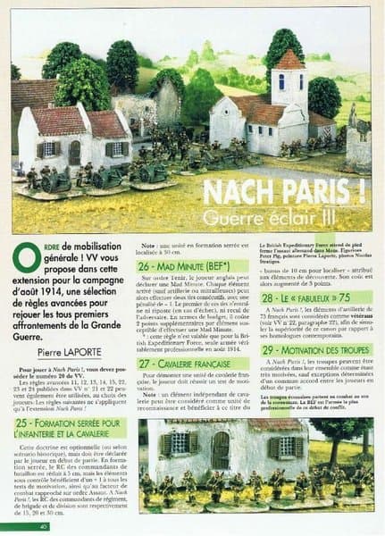 Guerre éclair III: Nach Paris !
