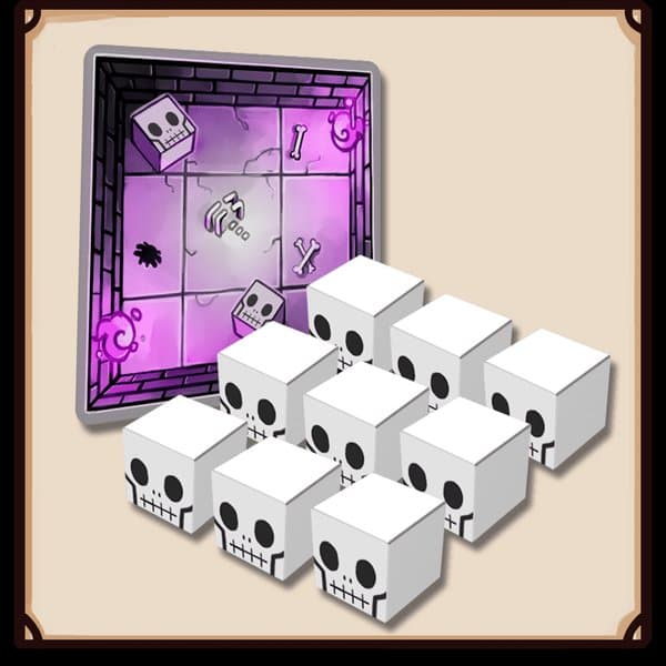 Dungeon Drop: Skeleton Skulls Mini-Expansion