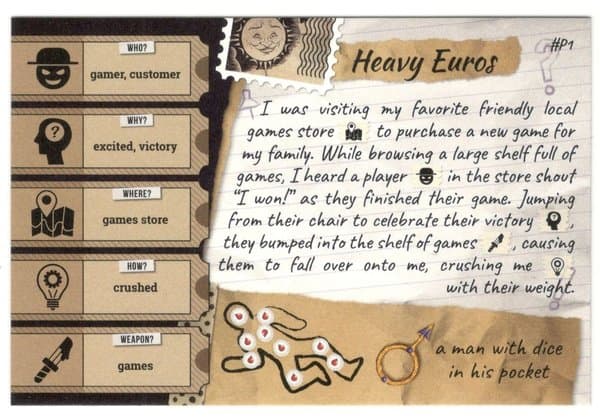 Paranormal Detectives: Heavy Euros Promo Card