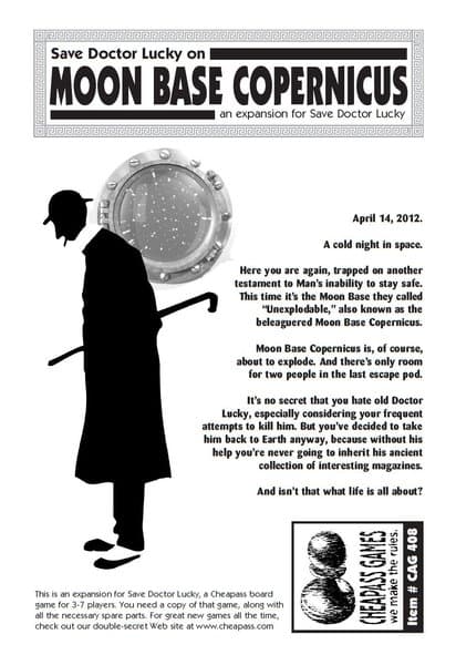 Save Doctor Lucky on Moon Base Copernicus