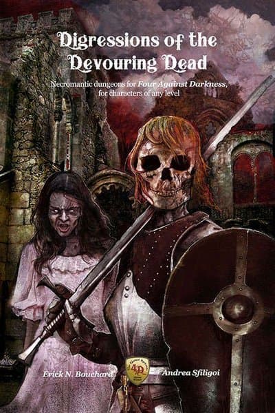 Digressions of the Devouring Dead: Necromantic dungeons for Four Against Darkness, for characters of any level