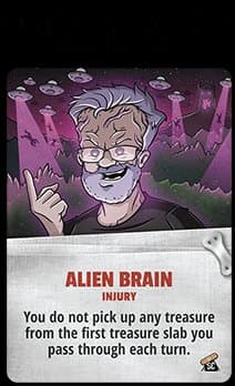 Fireball Island: The Curse of Vul-Kar – Alien Brain Promo Card