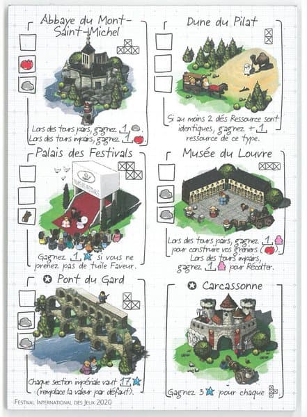 Imperial Settlers: Roll & Write – FIJ 2020 Promosheet
