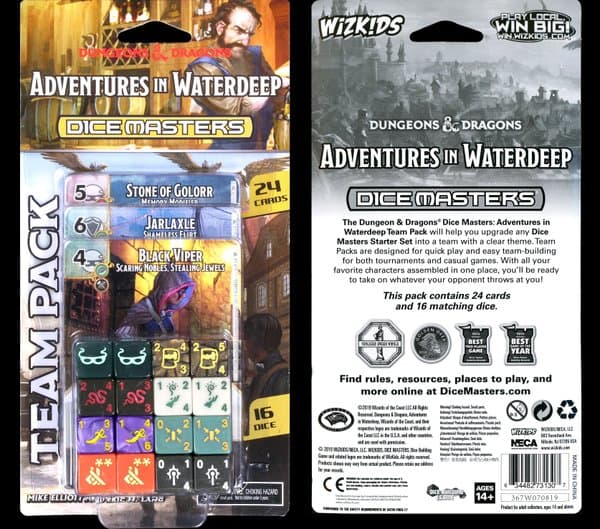 Dungeons & Dragons Dice Masters: Adventures in Waterdeep Team Pack