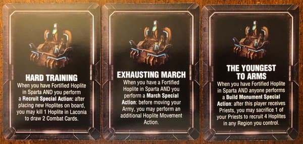 Lords of Hellas: Sparta Cards