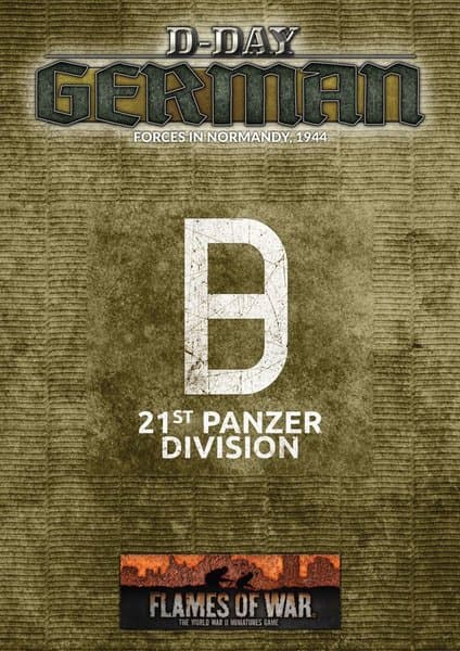 Flames of War: D-Day – German: 21st Panzer Division