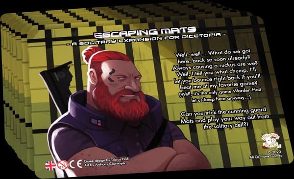 Dicetopia: Escaping Mats solo expansion