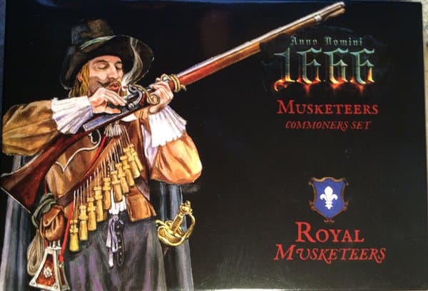 Anno Domini 1666: Royal Musketeers – Musketeers Commoners Set