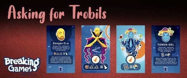 Asking for Trobils: Dice Tower 2020 Promo Cards