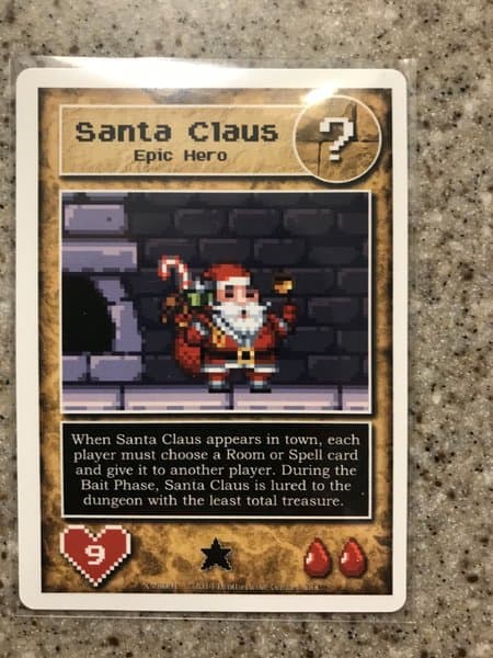 Boss Monster: Santa Epic Hero Promo Card