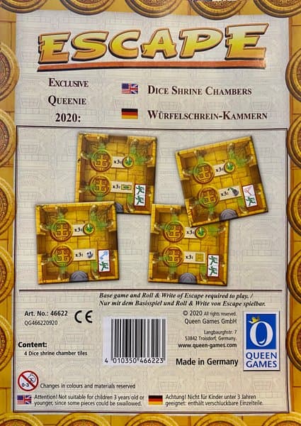 Escape: The Curse of the Temple – Exclusive Queenie 2020: Dice Shrine Chambers