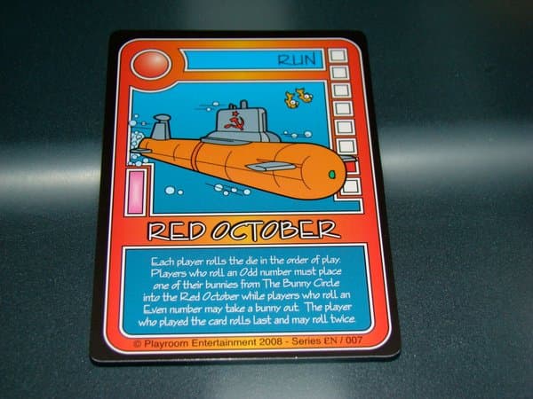 Killer Bunnies and the Quest for the Magic Carrot: Red October Promo Card