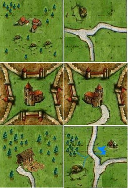 Nochmal neue Landschaftskarten (fan-erweiterung für Carcassonne)