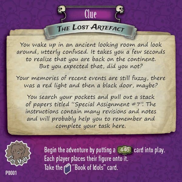 Lost & Found (fan expansion for The 7th Continent)