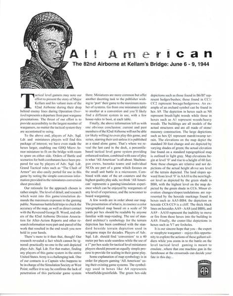 All American: The 82nd Airborne at Kellam's Bridge – June 6-9, 1944