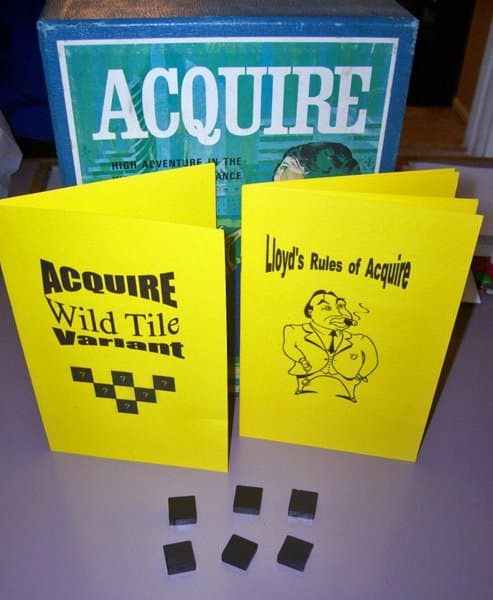 Wild Tile Variant Kit for the Game of ACQUIRE