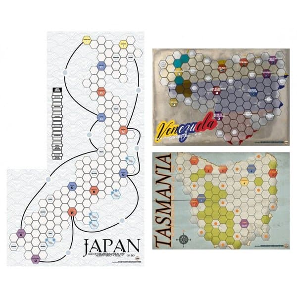 Age of Steam Expansion: Japan/Venezuela/Tasmania