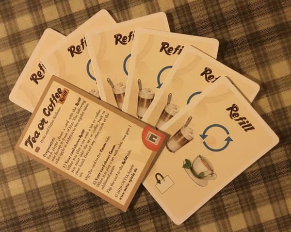 Tee oder Kaffee: Refill Kartensatz
