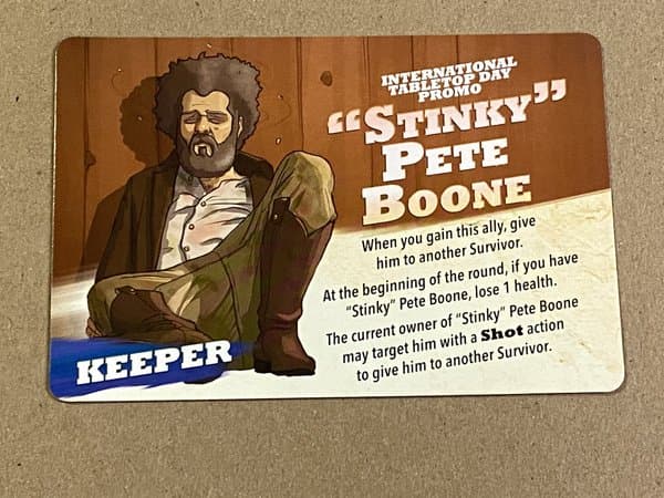 Finger Guns at High Noon: "Stinky" Pete Boone Promo Card
