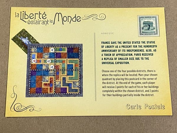 Paris: La Cité de la Lumière – La Liberté éclairant le monde Carte Postale