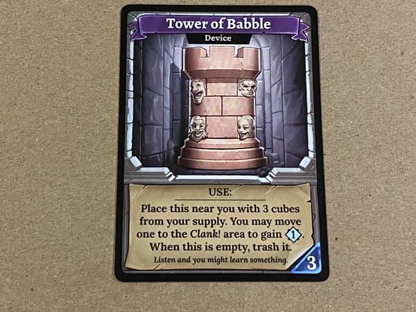 Clank!: Tower of Babble Promo Card