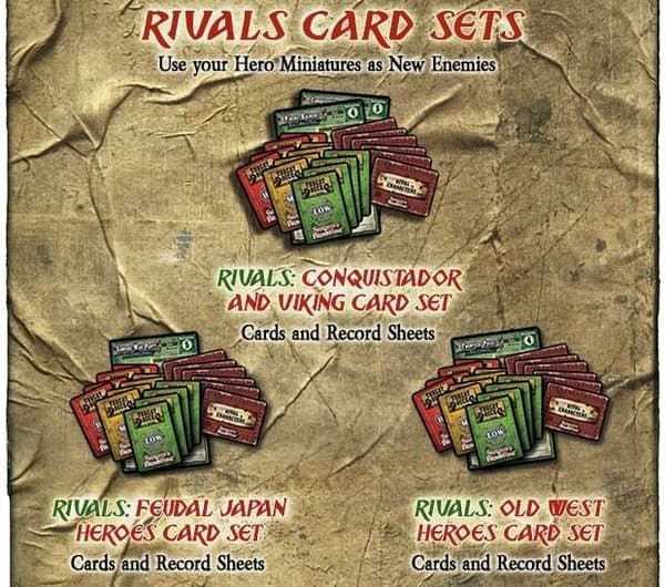 Shadows of Brimstone: Forbidden Fortress – Rivals: Feudal Japan Heroes Card Set