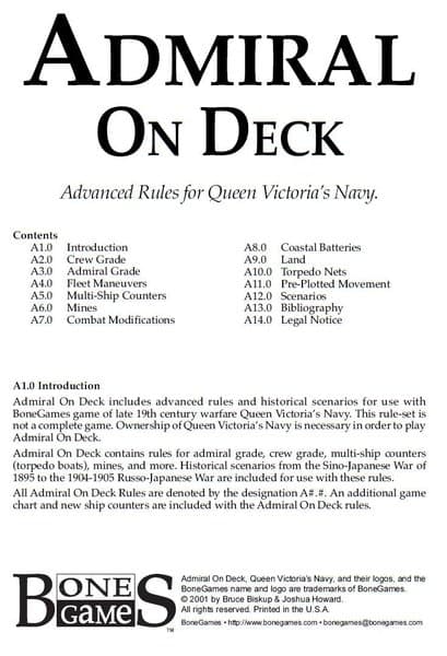 Admiral on Deck
