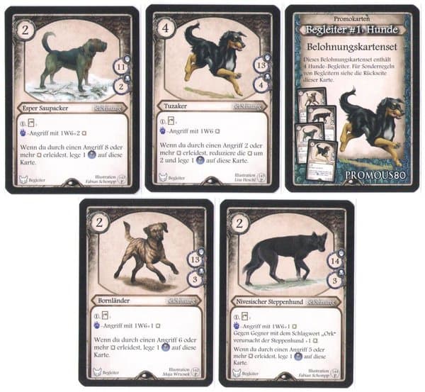 Aventuria: Begleiter #1 – Hunde Promopack