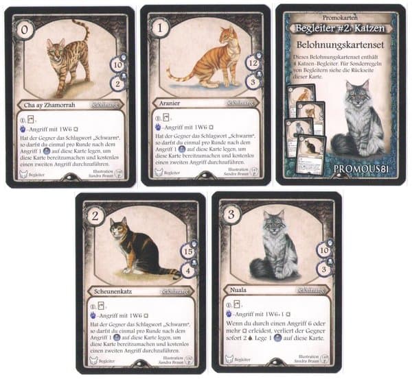 Aventuria: Begleiter #2 – Katzen Promopack