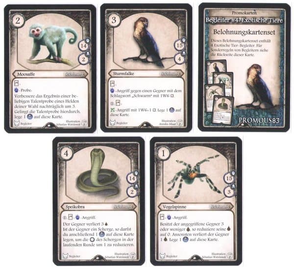 Aventuria: Begleiter #4 – Exotische Tiere Promopack