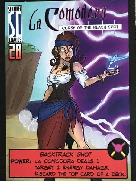 Sentinels of the Multiverse: La Comodora – The Curse of the Black Spot Promo Card