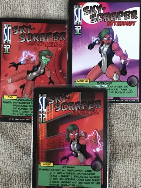 Sentinels of the Multiverse: Sky-Scraper Extremists Promo Cards
