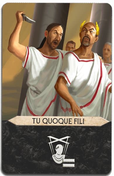 7 Wonders Duel: Agora – Tu Quoque Fili Promo Card