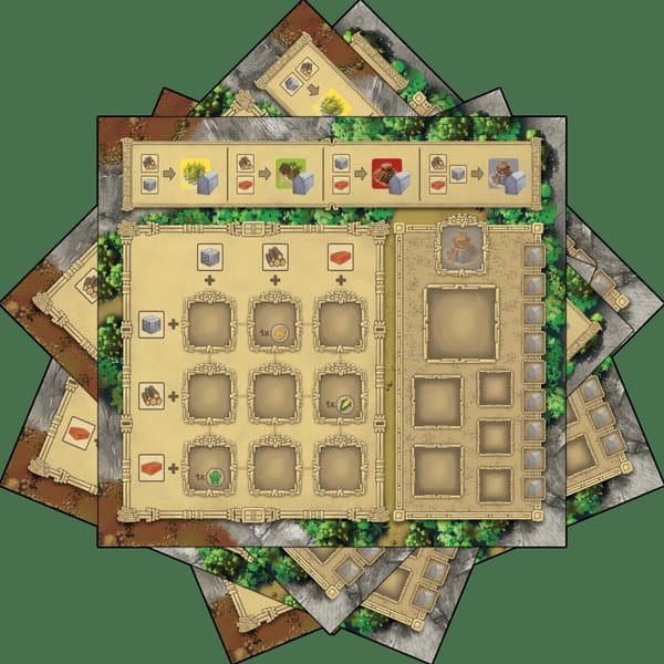 Zapotec: Asymmetrical Player Boards