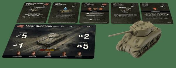 World of Tanks Miniatures Game: American – M4A1 Sherman (76mm)