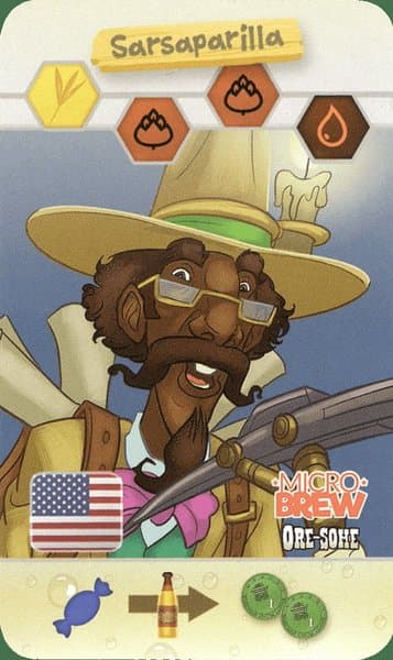 Microbrew: Sarsaparilla Promo Card