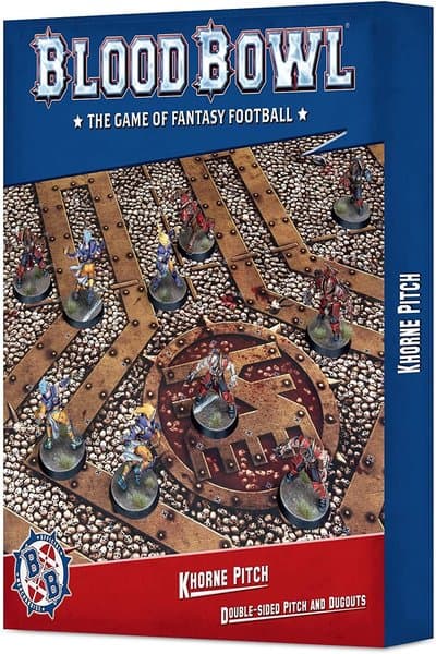 Blood Bowl: Second Season Edition – Khorne Pitch: Double-sided Pitch and Dugouts