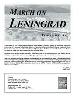 Panzer Grenadier: March on Leningrad