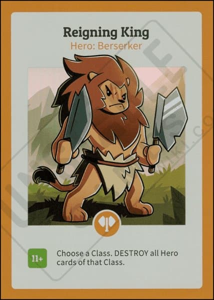 Here to Slay: Reigning King mini and promo card