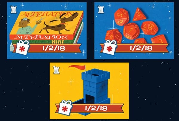 Holly Jolly: Dice Tower 2022 Promo Cards