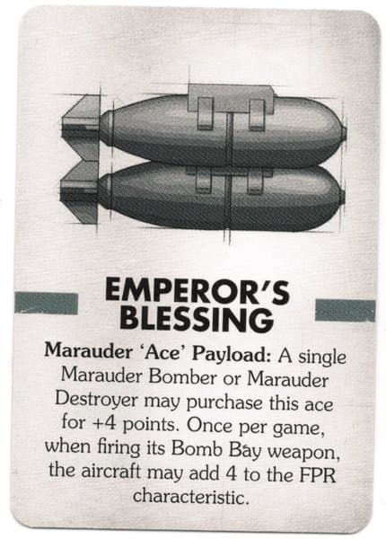 Aeronautica Imperialis: Wings of Vengeance – Emperor's Blessing Card
