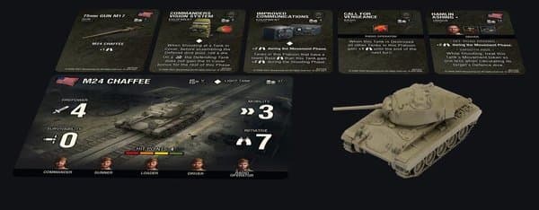 World of Tanks Miniatures Game: American – M24 Chaffee Expansion