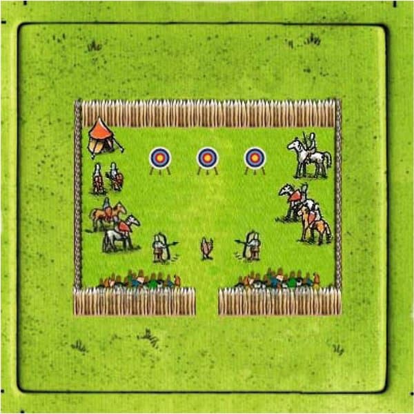 Archery Tournament (fan expansion for Carcassonne)