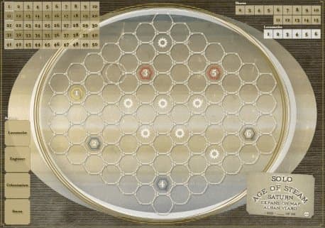 Age of Steam Expansion: Saturn 2101