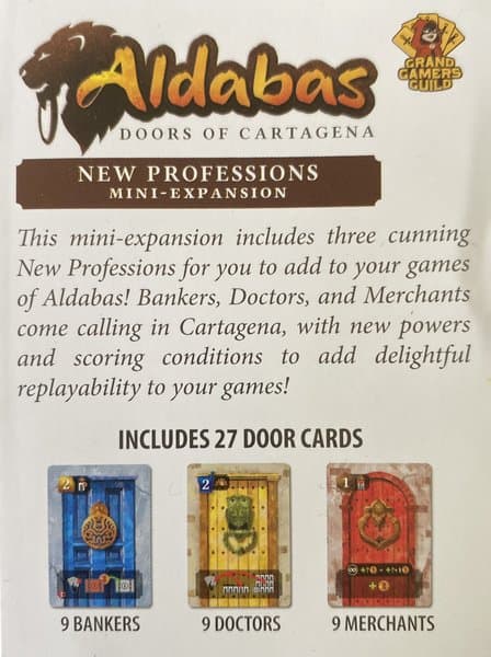 Aldabas: New Professions