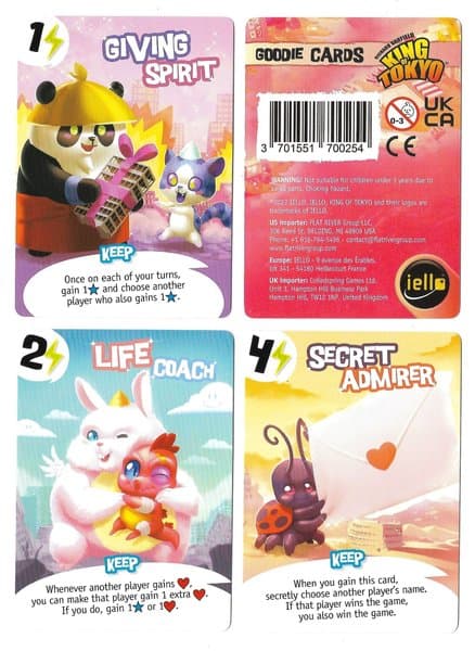 King of Tokyo: Gift Promo Cards