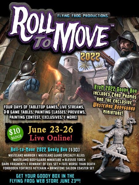 Flying Frog Roll-to-Move 2022 Goody Box