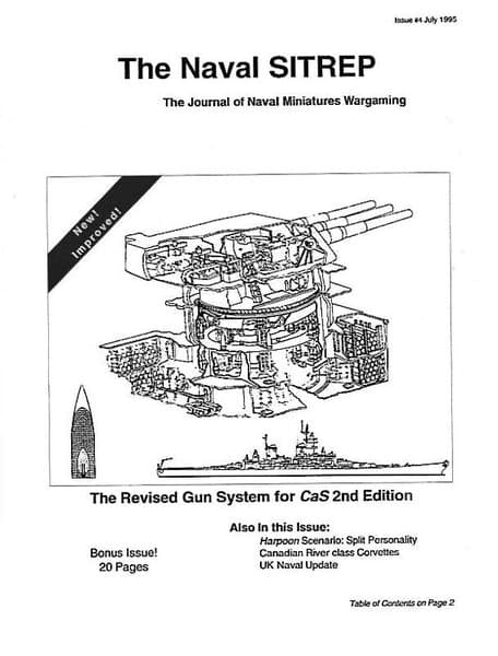 The Naval SITREP: The Journal of Naval Miniatures Wargaming #4
