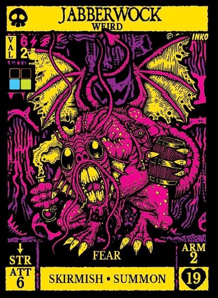 Dungeon Degenerates: Jabberwock promo card
